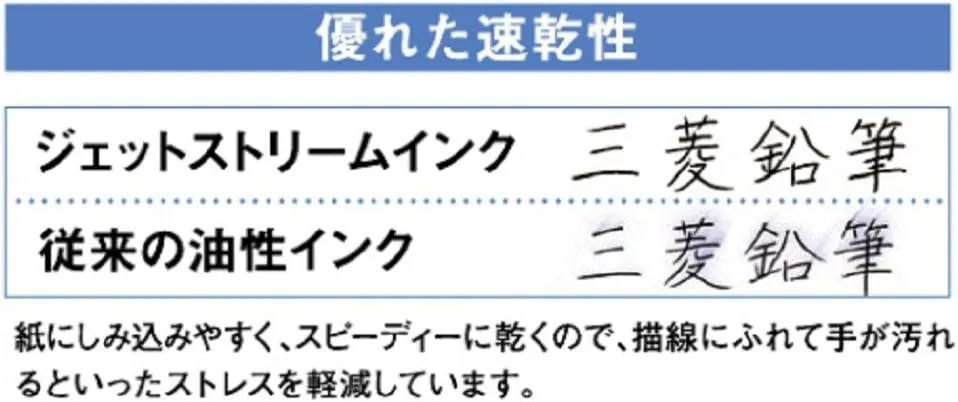 三菱鉛筆 Mitsubishi Pencil SXE3300007.24 Jetstream Prime Tri-Color Ballpoint Pen, 0.7, Black