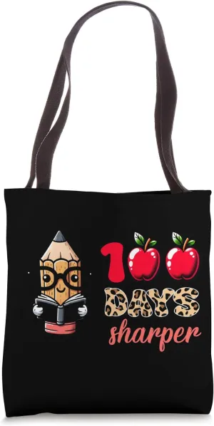 100 Days Sharper Pencil Apple Celebration Tote Bag