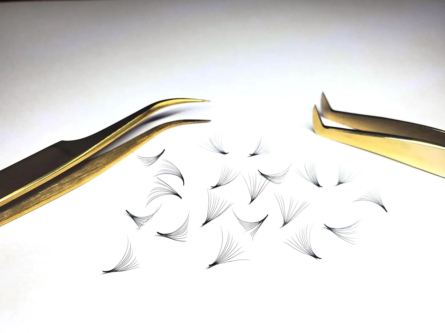 1000 Premade volume fans Mixed lengths 9-16mm loose Fans C, D Curl. Handmade eyelash extensions supplies Russian volume lash promade fan 4D 5D 6D 7D 8D 9D 10D (Curl D, 6D - 0.07)