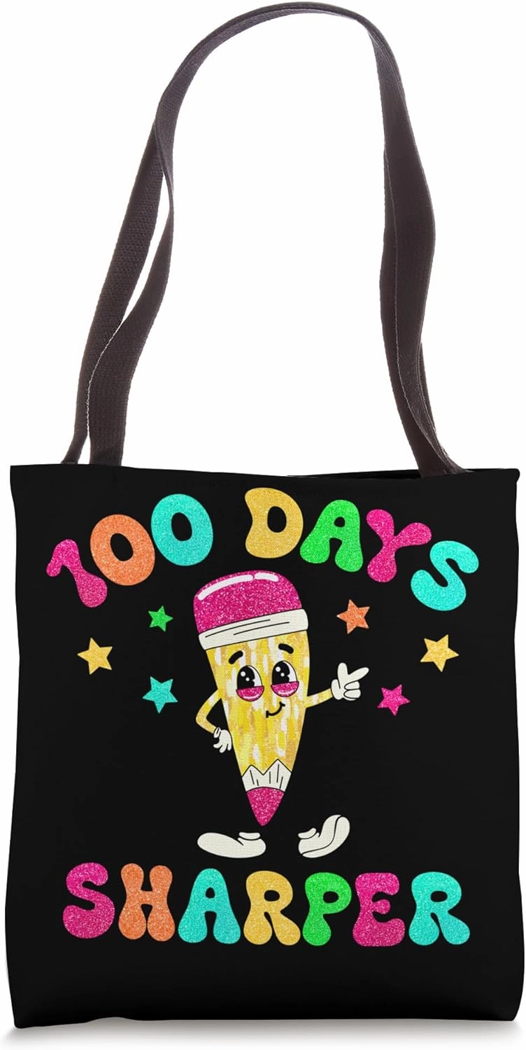 100 Days Sharper Milestone Celebration Tote Bag