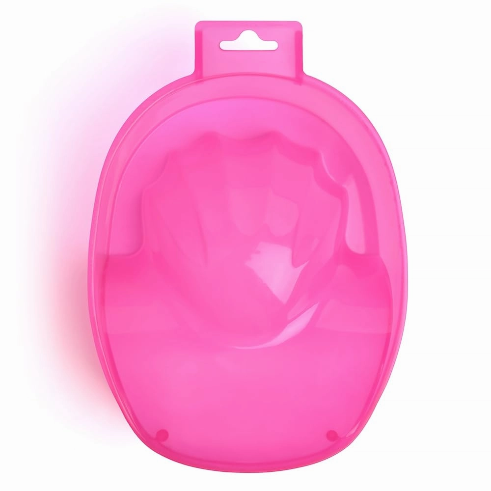 10 Colors Acrylic Nail Art Soaking Bowl Acetone Soak Off Bowl Nail Art Polish Remove Wash Soaker Tray Dip Powder Removal Kit Manicure Spa Tool (5pcs Translucent Rose)