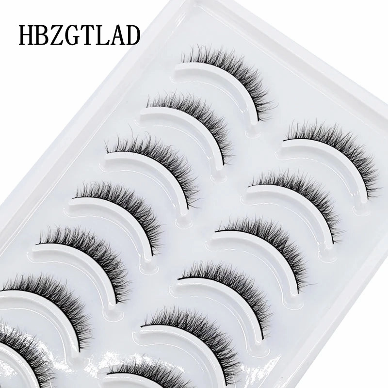 10 pairs natural long 3D mink false eyelashes fake lashes makeup kit Mink Lashes extension eye lashes short eyelashes