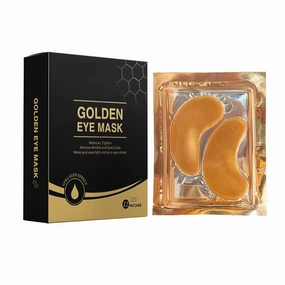 12 Pack Under Eye Patches for Puffy Eyes Treatment, Black Box Gold Eye Mask – Fades Dark Circles and Puffiness, Relieves Stress, Reduces Wrinkles, and Restores Skin Vitality & Freshness.