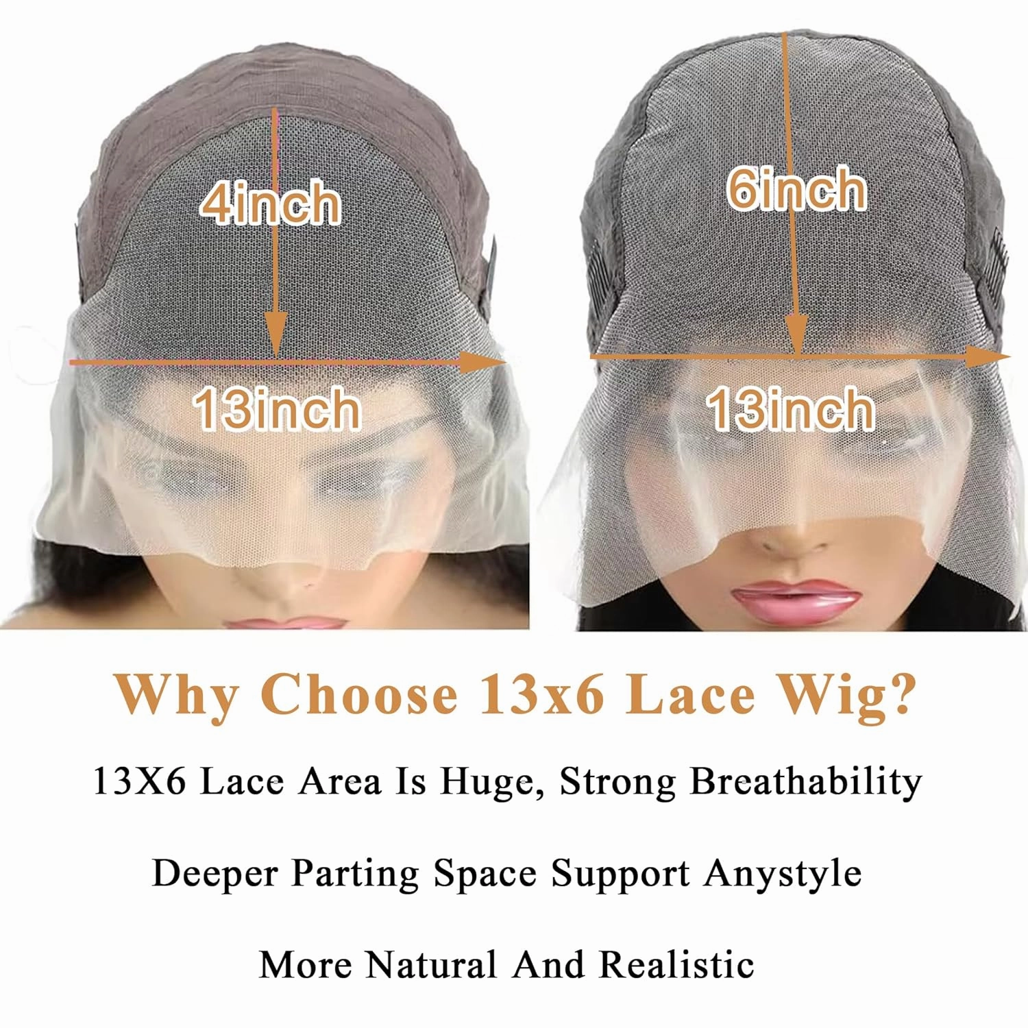 13x6 Bob Wig Human Hair Reddish Brown Water Wave HD Lace Front Wigs Human Hair Pre Plucked 180% Density Glueless Frontal Wigs Human Hair Bleached Knots Color #35 Short Curly Bob Wigs for Women 12 Inch