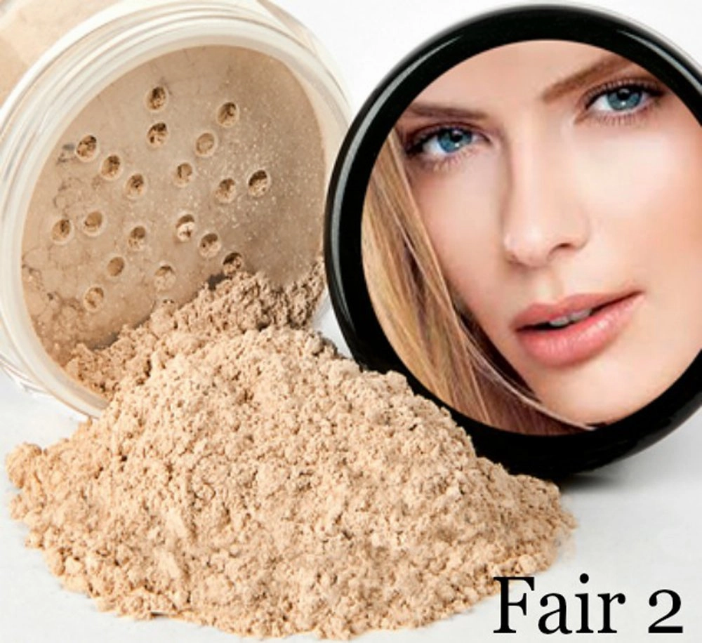 15 pc STARTER KIT w/BRUSHES & CASE (FAIR 2) Mineral Makeup Foundation Blush Bronzer Illuminating Veil Set Bare Skin Matte Powder