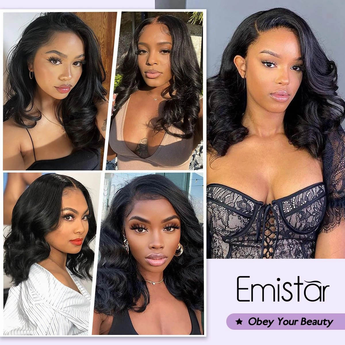 18 Inch Wavy V Part Wig Natural Black Soft As Human Hair Half Wigs For Black Women Full Head Clip In Hair Glueless Hair Replacement Synthetic Wigs 180% Density U Part Wig