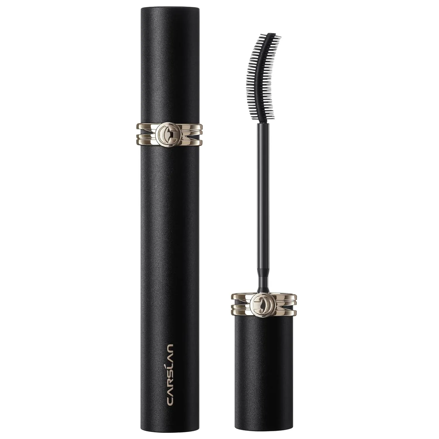 2-in-1 Brush Head Big Eye Mascara, Waterproof, Smudgeproof, Voluming Lengthening Lash, 24H Longlasting, Building Mascara, Very Black, 1 pcs