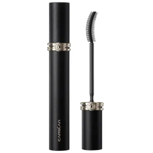 2-in-1 Brush Head Big Eye Mascara, Waterproof, Smudgeproof, Voluming Lengthening Lash, 24H Longlasting, Building Mascara, Very Black, 1 pcs