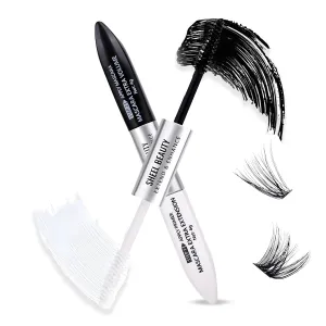 2-in-1 Tubing Mascara | Mascara Waterproof, Lengthening & Volumizing with Lash Serum - Enhancing Primer – Extra Volume & Extension