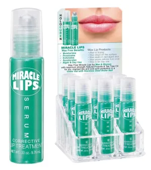 2 Pack:MIracle Lips Anti-Aging Serum and Miracle Lips SPF 15 Balm, Beauty Maintenance Combo, Clear