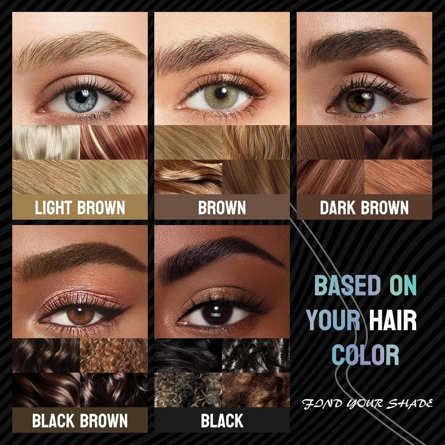 2 Pcs Microblading Eyebrow Pencil for Women, Waterproof Brow Pencil, with Eyebrow Brush, 2-in-1 Dual-Ended Eyebrow Pen for Natural Hair-Like Brows (Brown 2Pcs)