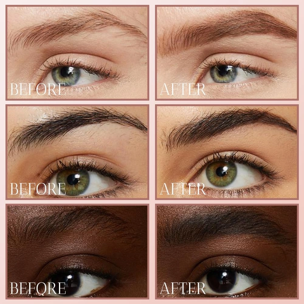 2024 Upgrade Waterproof Brow Pencil with Micro-Fork Tip, 3D Magic Split Waterproof Long-lasting Eyebrow Tattoo Pencil (Light Brown)