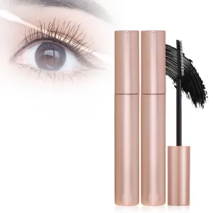 2025 New Lengthening and Curling Mascara, Sweat-proof Volumizing for Dramatic Lashes, Smudge Resistant Mascara for Oily Skin, Eye Makeup for Busy Women (Black)