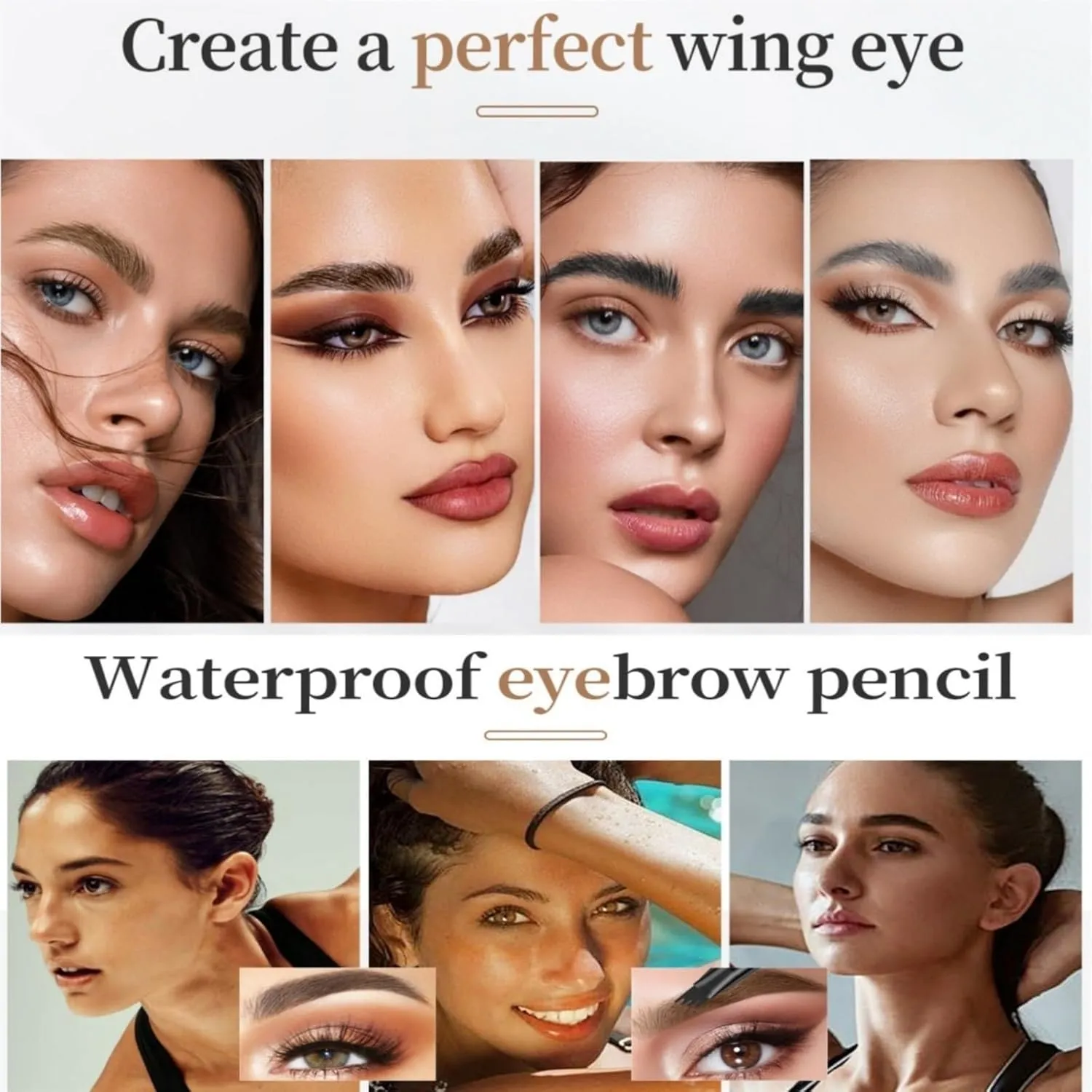 2025 New Magic Eyebrow Pencil, Upgraded 3D Waterproof Microblading, Long Lasting and Natural(B-Dark Brown)