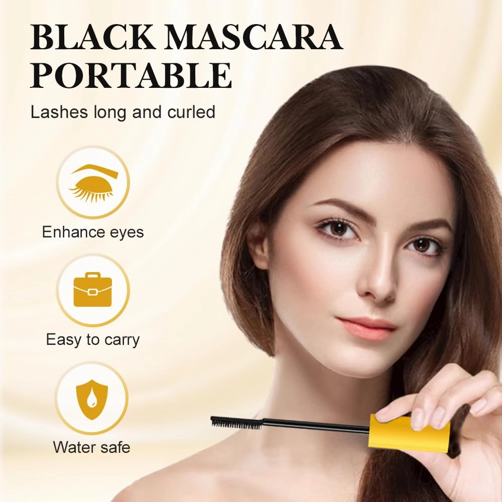 2025 New Upgrade Mascara, Volume and Length Formula for Bold, Separated Lashes, Waterproof Long-lasting Mascara Buildable and Lightweight Mascaras Volume for Older Women Girls (1 PCS)
