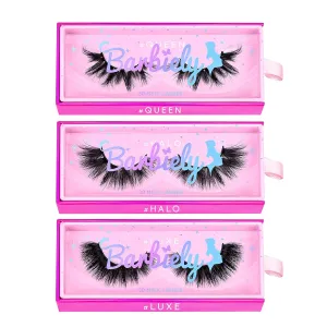 20mm Mink Lashes, 3D Real Mink Lashes, 3 Pairs Fluffy Dramatic False Eyelashes, 100% HandMade Mink Lshes, 6D Wispy Long Thick Full Volume Strip Eye Lashes, Cruelty Free (Party Time)