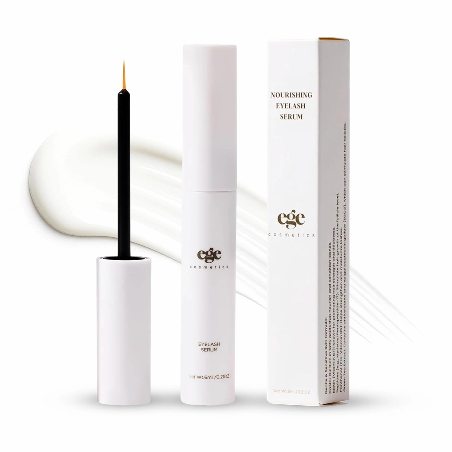 2 in 1 Advance Eyelash Growth Serum and Gel to Grow Longer, Thicker & fuller Eyelashes, Best Natural Eyelash Serum for Women, Fast-Acting Treatment with Natural Extracts for Thick Lashes–6ml