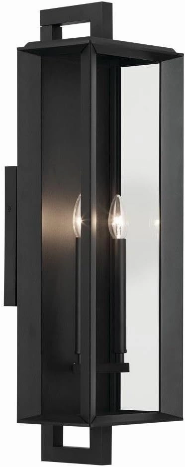 2 Light X-Large Outdoor Wall Mount in Traditional Style-28 inches Tall and 9 inches Wide 147-Bel-5089241