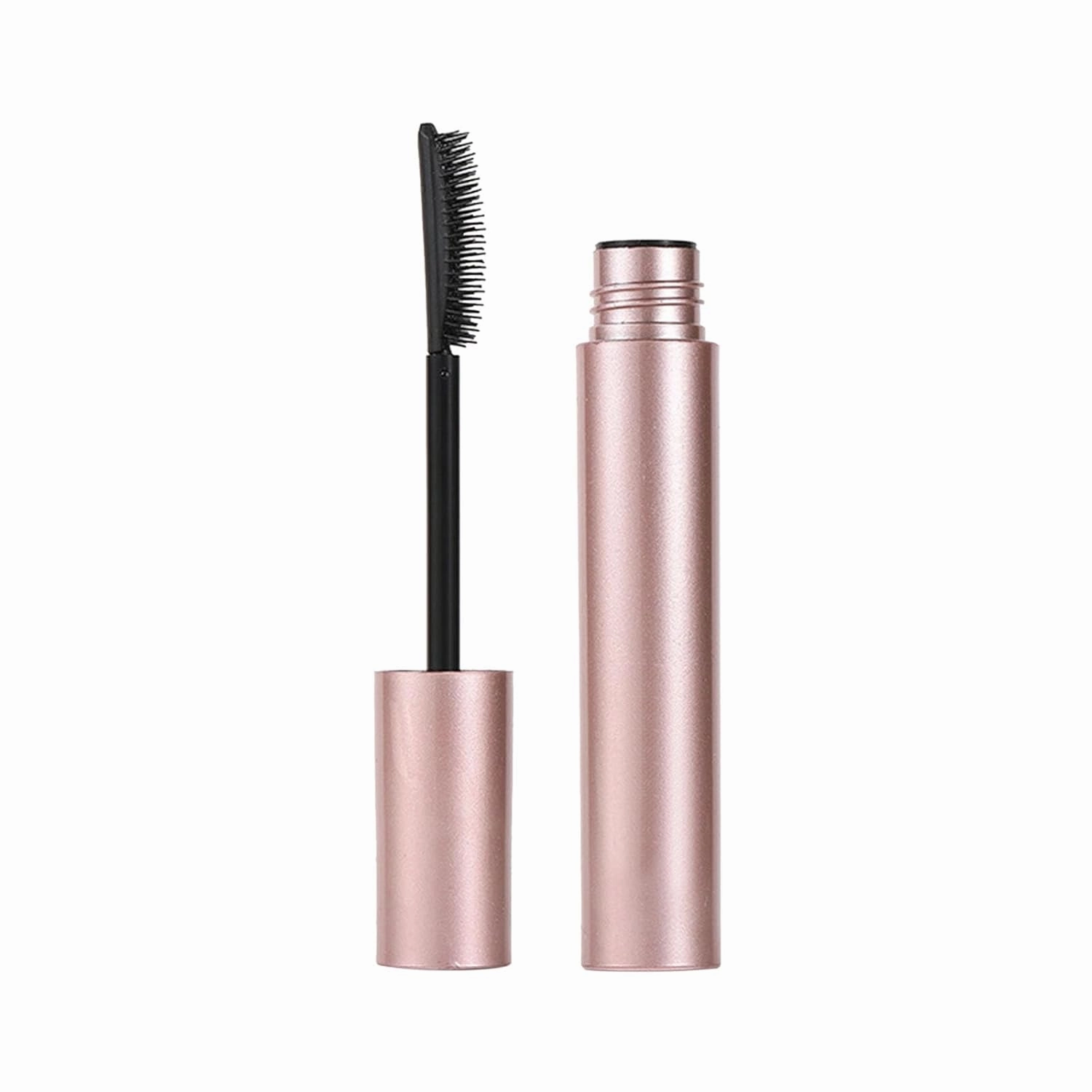 2 Packs Relaxrich Mascara, 2025 New Waterproof & Sweatproof Lengthening & Curling Mascara, Long-Lasting Smudge-proof Metal Wand (Brown, 2 Pack)