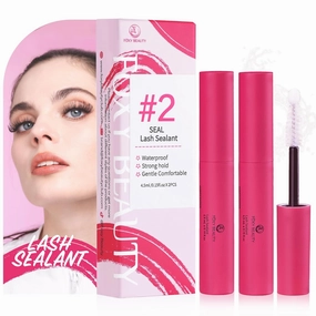 2 Pcs Lash Sealant for Eyelash Extensions - Overnighter Sealer for Cluster Lashes, DIY Extension Protective Coating, Long-Lasting Seal, Cruelty Free, Vegan, Extend Wear (5ml*2, Clear)
