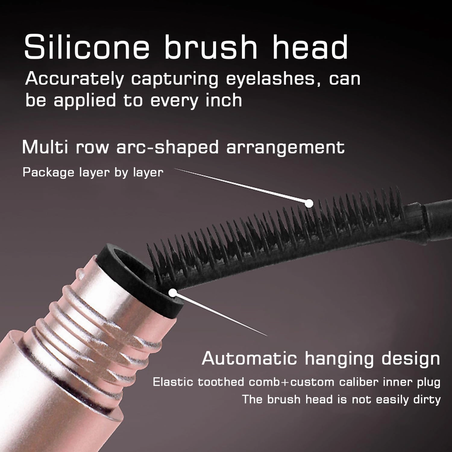2PC Comparison K Mascara, Tubing Mascara, Black & Brown Duo For Lash Makeup,Waterproof & Sweatproof Long Lasting Non-Smudged Magic Mascaras (Black Brown)