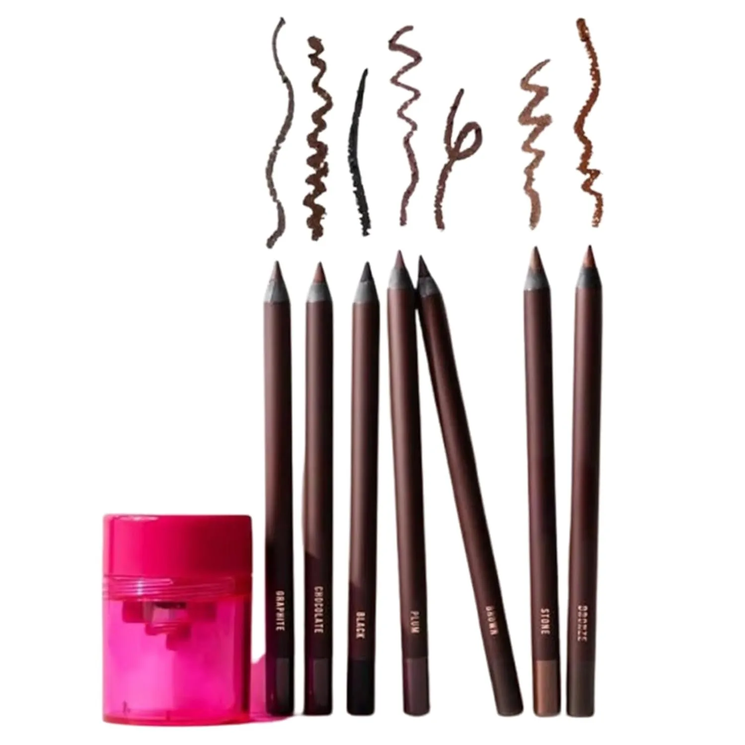 2PCS Occasionalous Eyeliner, 24 Hr Waterproof Eyeliner Duo Sharpenable Eye Pencil, Chocolate And Plum EyelinerPencil Waterproof (Plum * 2)