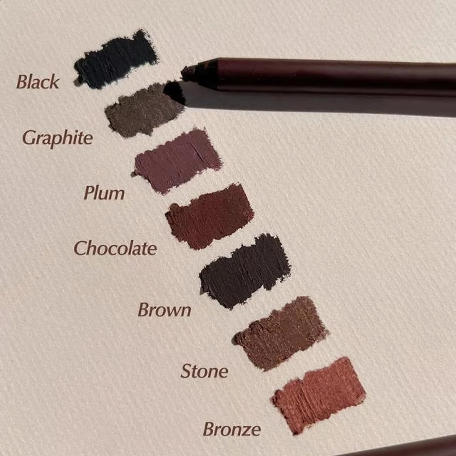 2PCS Beyonddraw 24 Hr Waterproof Eyeliner Duo Sharpenable Eye Pencil, Beyond Draw Eyeliner, Beyonddraw Eye Liner, No Smudging, Fading, Smooth And Easy To Color (Plum Chocolate)