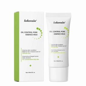 2PCS Facial essence Milk Pore Minimizer Essence Face Primer Base Primer for Shine and Oil Control Hides Wrinkles and Fine Lines Long-lasting