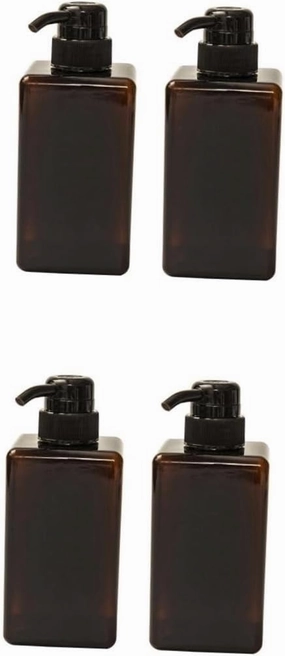 2sets Foam Pump Bottle 450ml Refillable Travel Shampoo Container Dispenser Bottle for Lotion Soap Large Capacity for Home Hotel Spa 2pcs*2