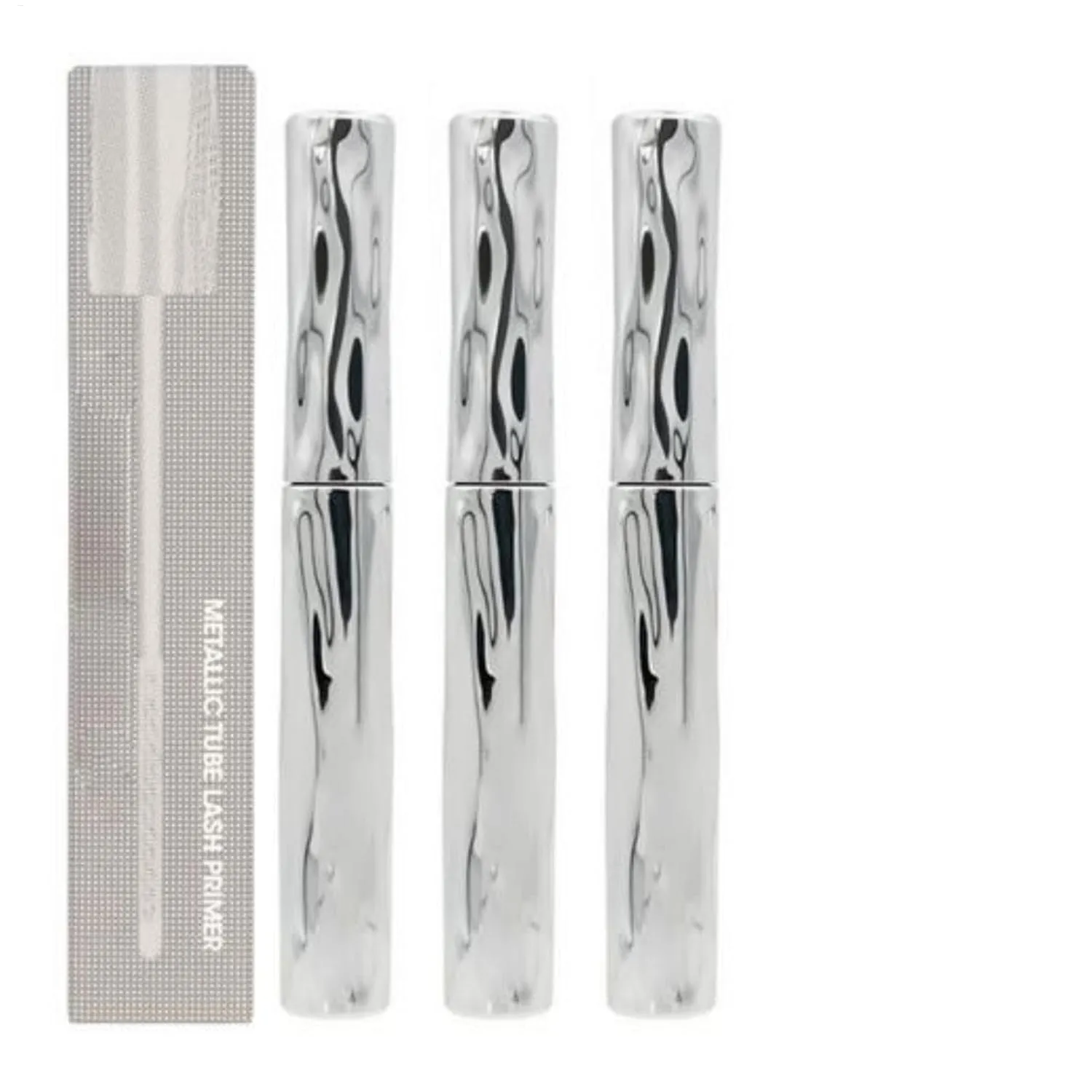 3 Pieces Small Steel Tube Mascara, Water Proof Mascara Black, Eyelash Telescopic Mascaras Primer For Older Women 60 Plus, Lengthening & Volumizing Eyelashes, Waterproof Voluminous Eye Lash Primer