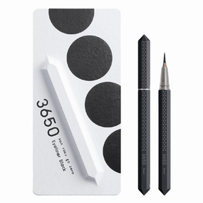 3650 Black Liquid Eyeliner | Waterproof, Smudgeproof, Long Lasting and Quick Dry Formula