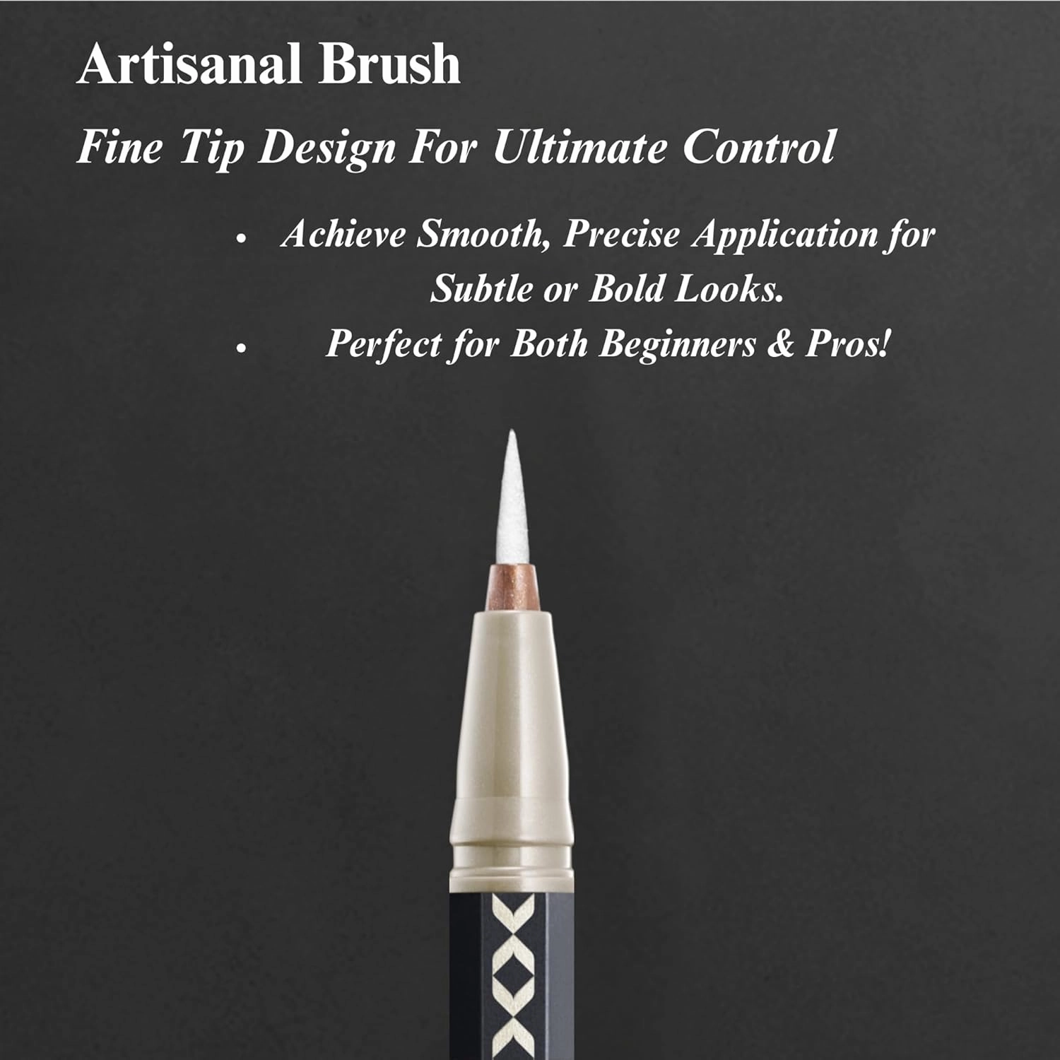 3650 Black Liquid Eyeliner | Waterproof, Smudgeproof, Long Lasting and Quick Dry Formula