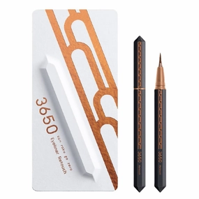 3650 Long-Lasting Liquid Eyeliner In Light Brown| Waterproof, Smudge-proof, Quick Drying Eye-Liner | Safe For Sensitive Eyes and Contact Lens Wearers