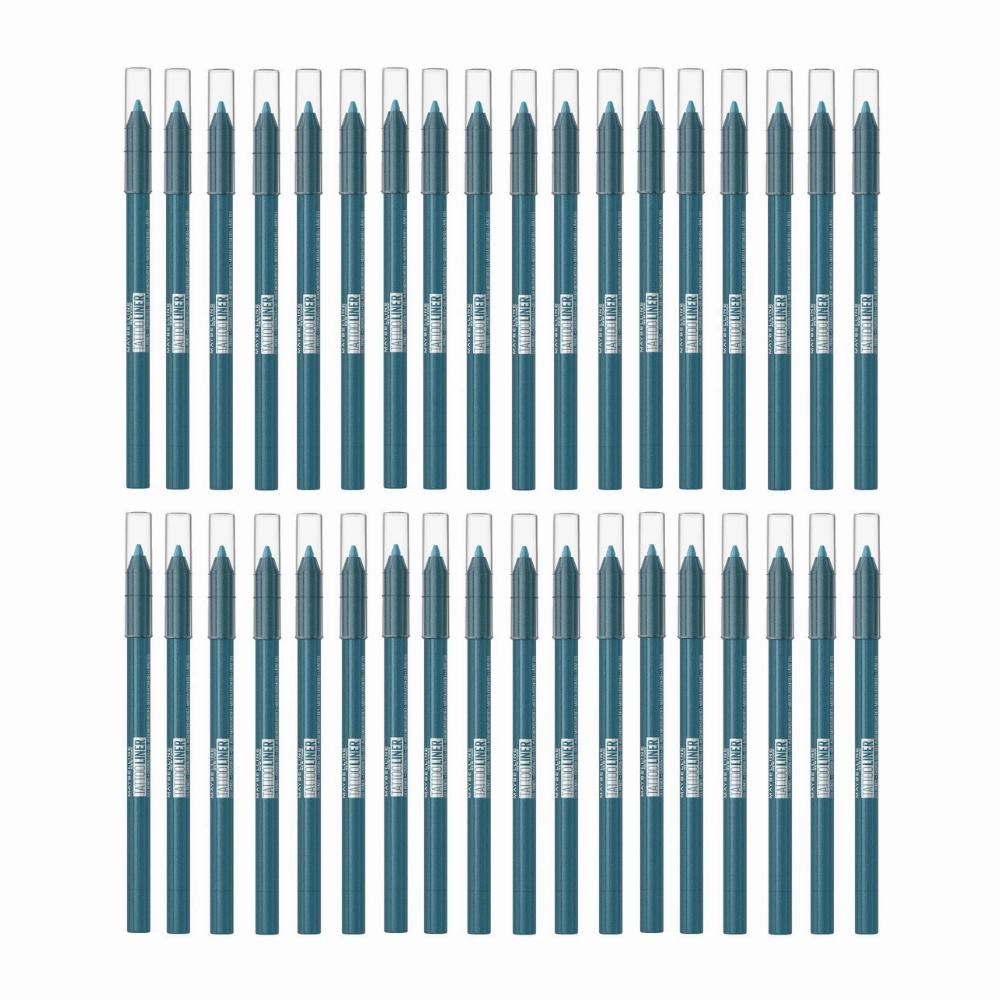 36x Maybelline Tattoo Gel Pencil Eyeliner 1.3g 814 Blue Disco