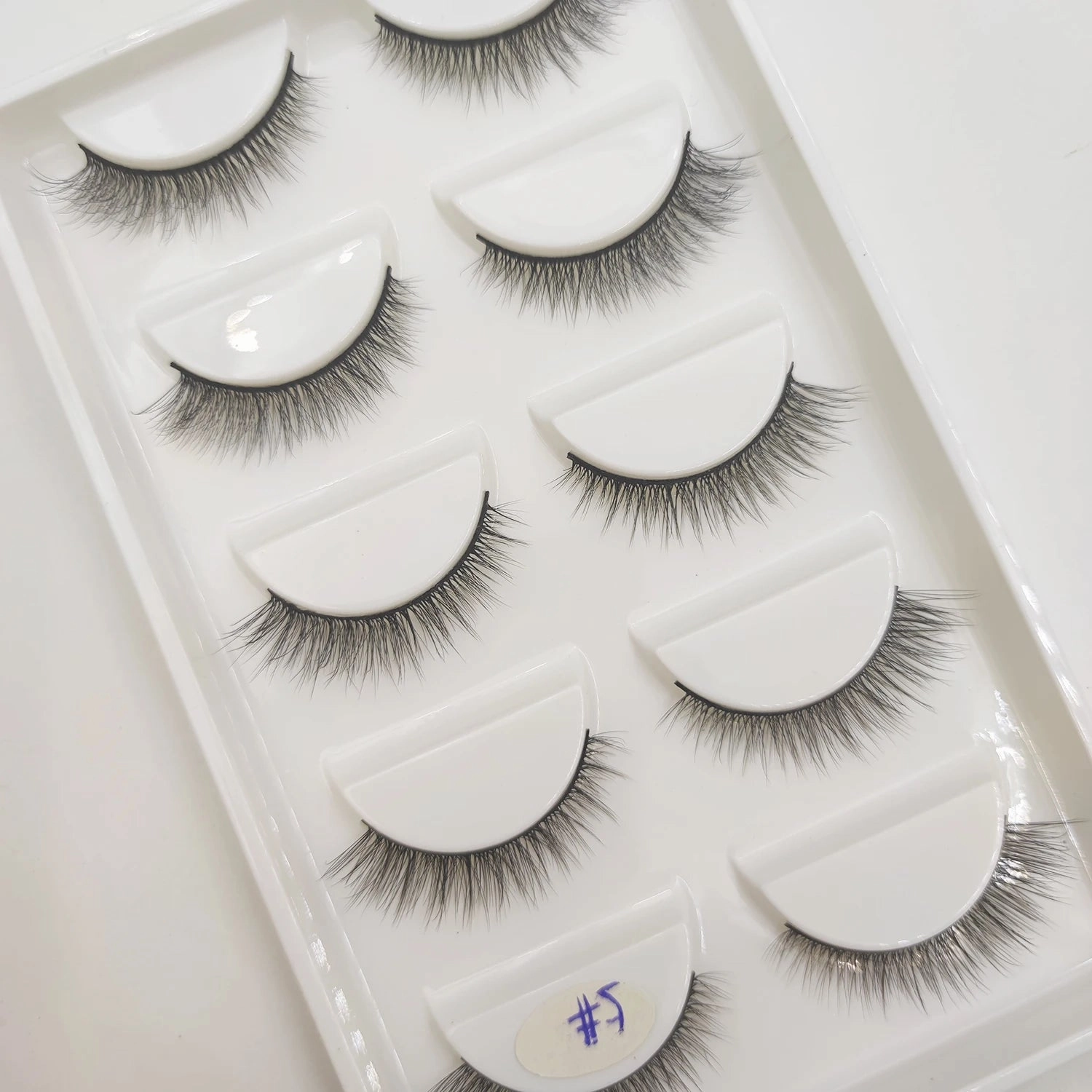 38 Style 5 Pairs Natural 3D Mink False Eyelashes
