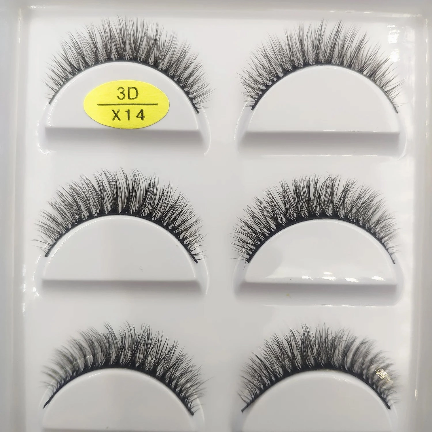38 Style 5 Pairs Natural 3D Mink False Eyelashes