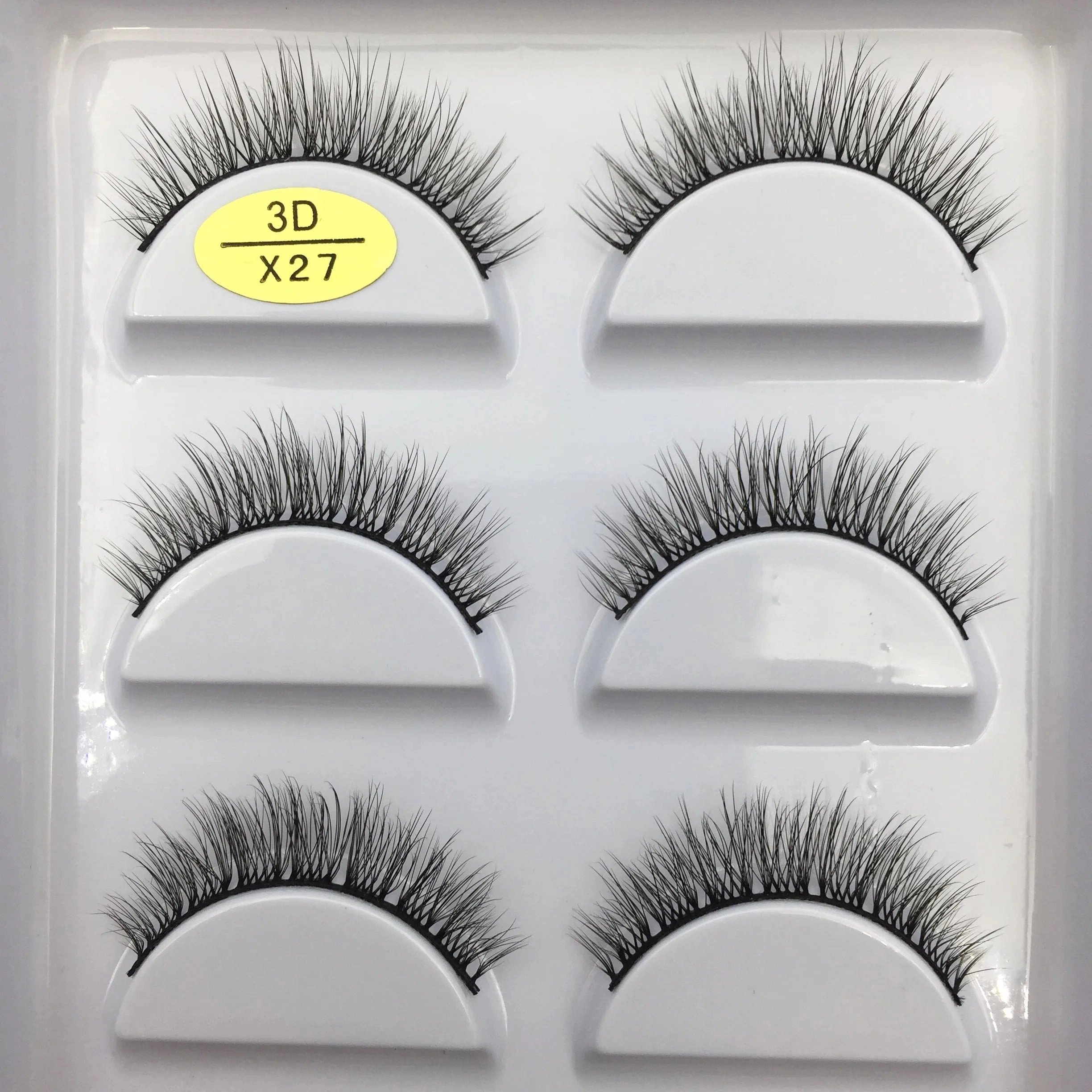 38 Style 5 Pairs Natural 3D Mink False Eyelashes