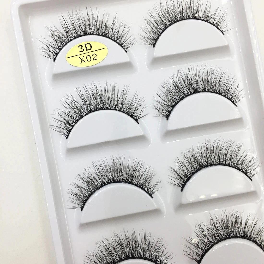 38 Style 5 Pairs Natural 3D Mink False Eyelashes