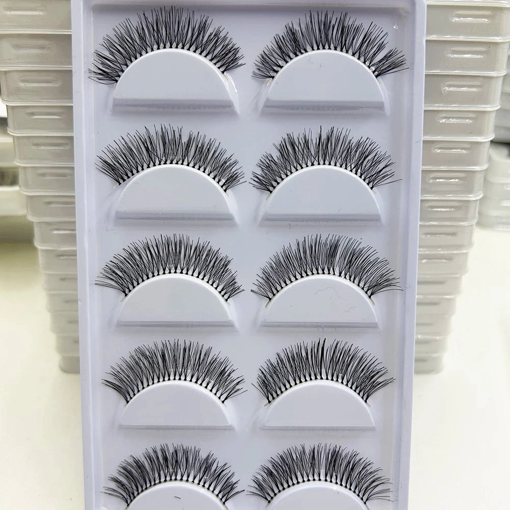 38 Style 5 Pairs Natural 3D Mink False Eyelashes