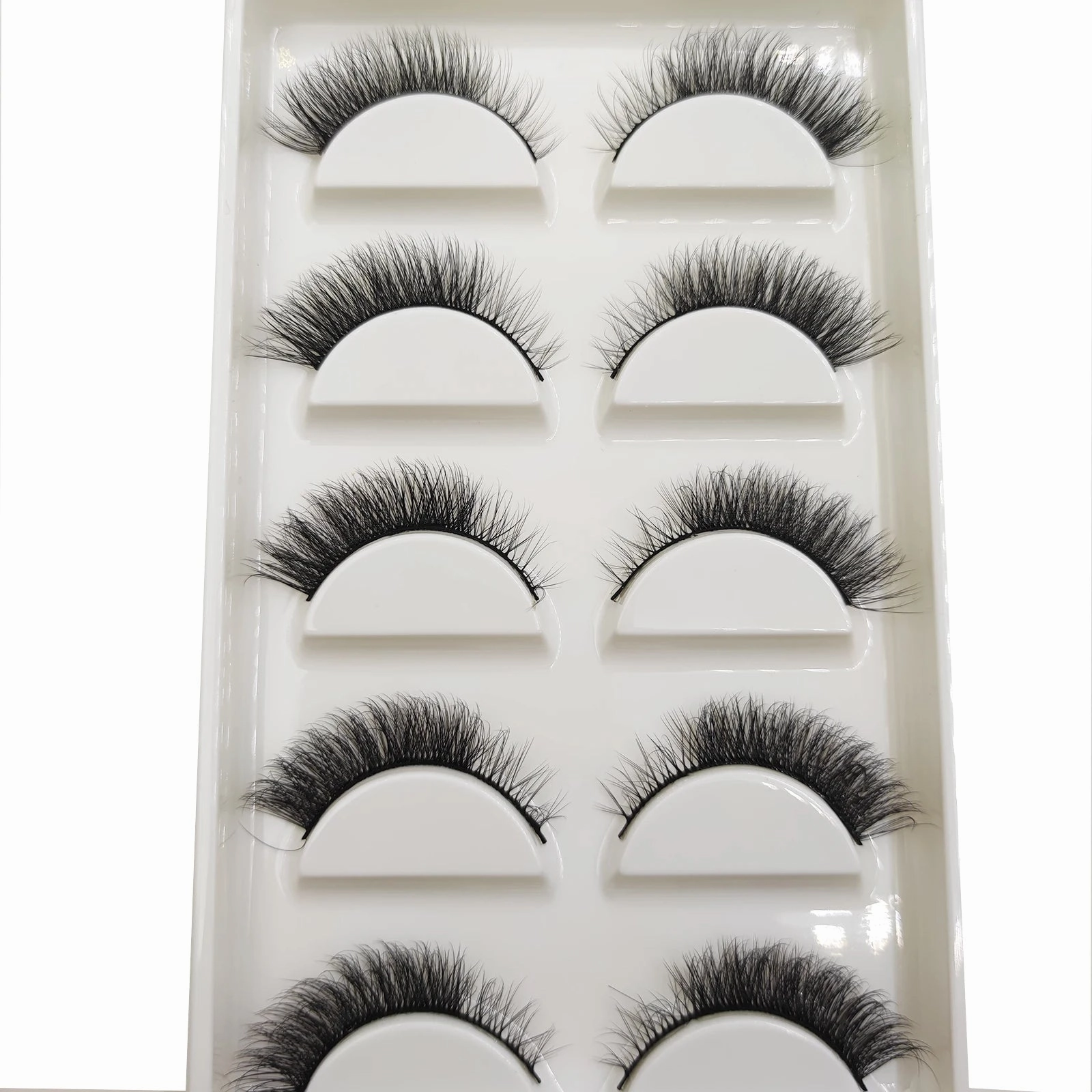 38 Style 5 Pairs Natural 3D Mink False Eyelashes