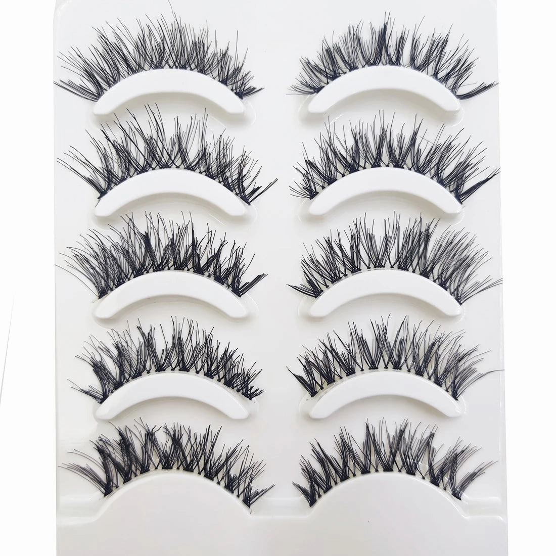 38 Style 5 Pairs Natural 3D Mink False Eyelashes