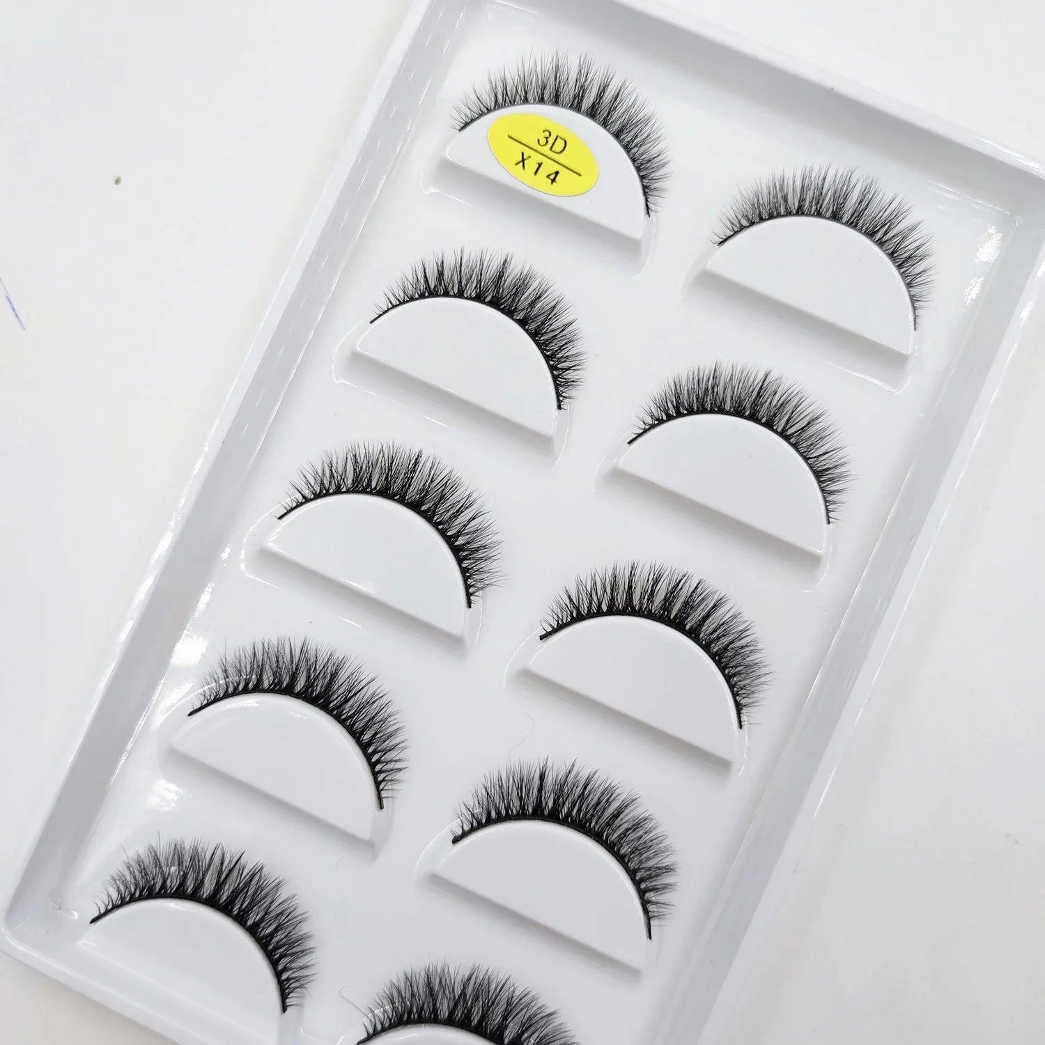38 Style 5 Pairs Natural 3D Mink False Eyelashes