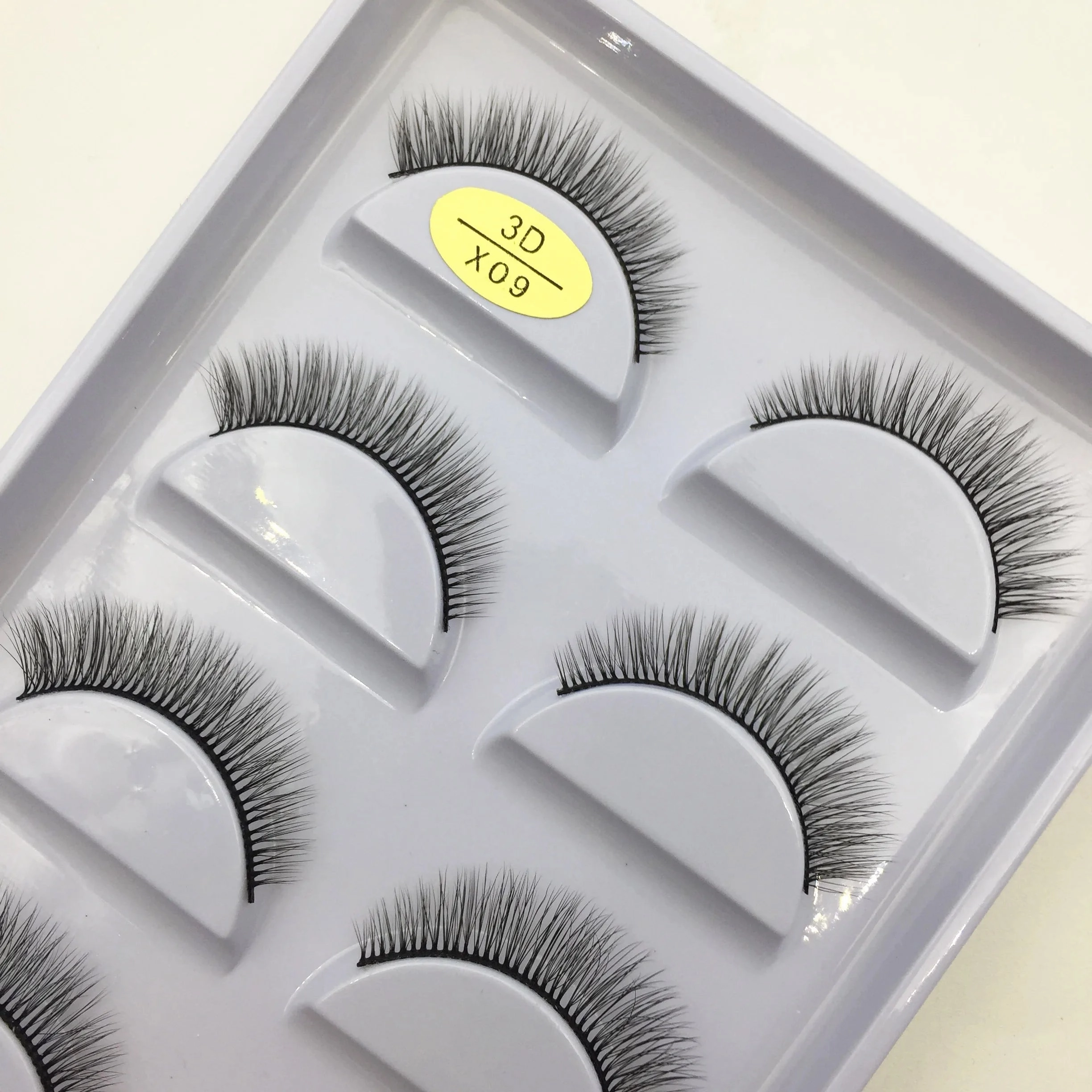 38 Style 5 Pairs Natural 3D Mink False Eyelashes