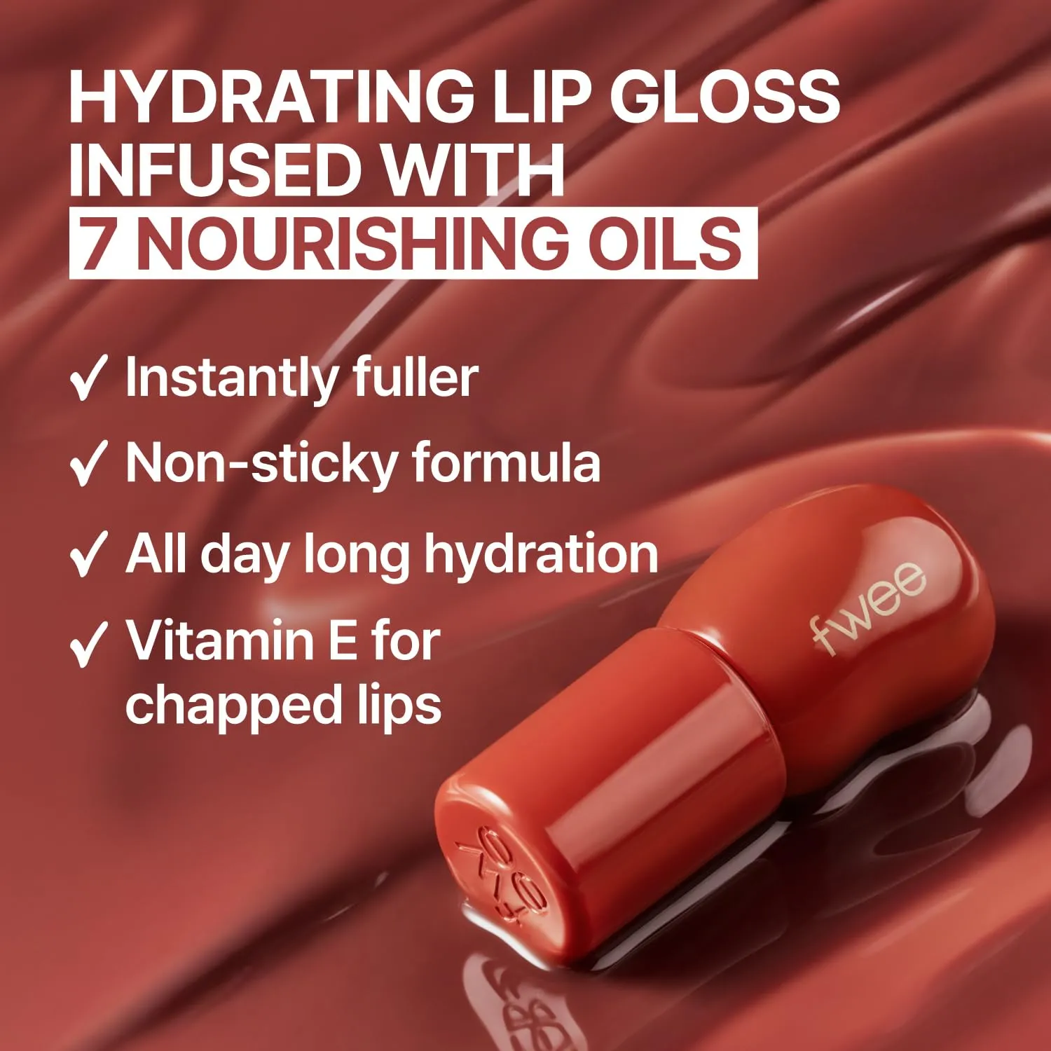 3D Voluming Gloss 70% (Rich) | Lychee 70% | High Shine, Non-Sticky Lip Gloss for Makeup | Long-Lasting, Moisturizing Gel Formula | 30%, 70% Pigment Options | 5.3g