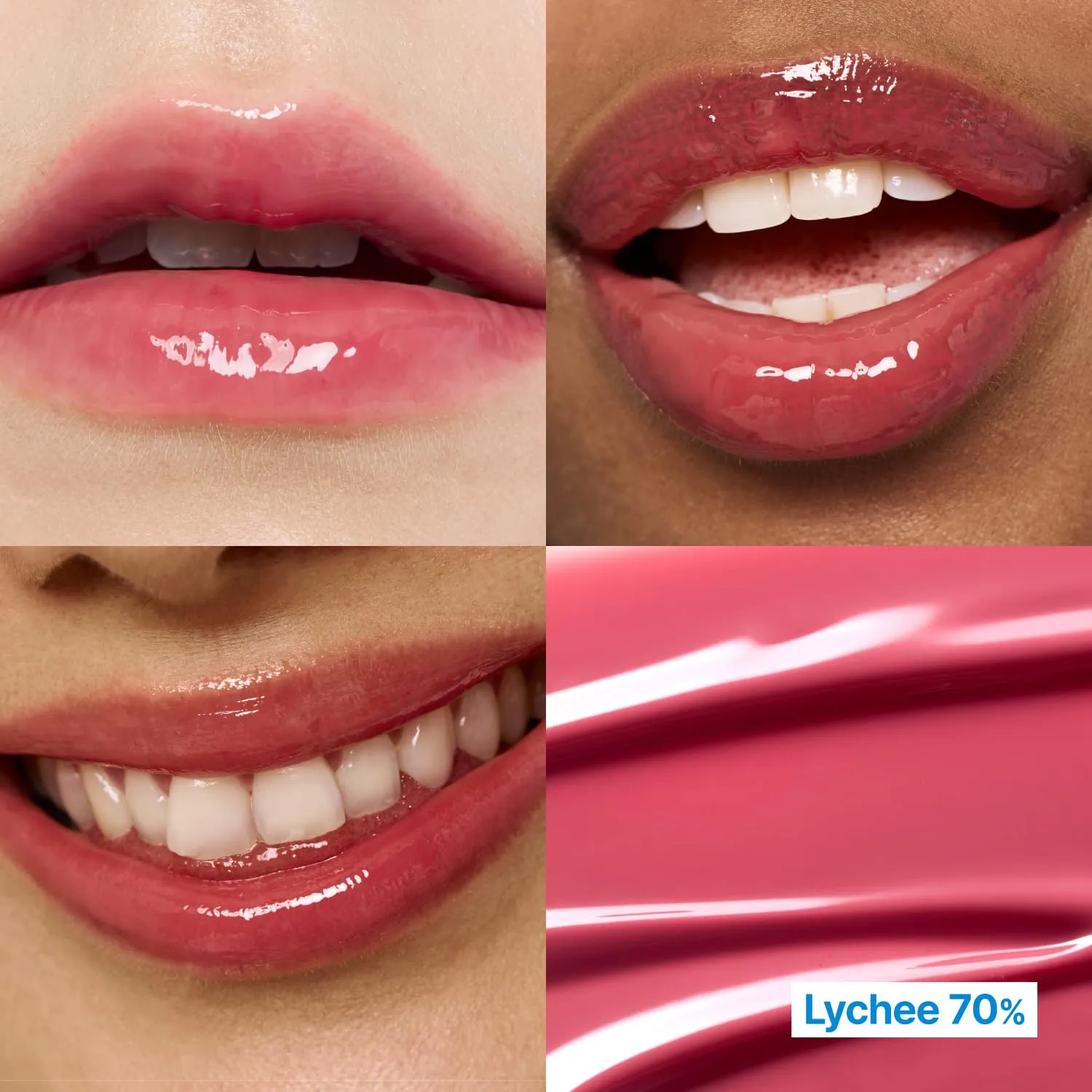 3D Voluming Gloss 70% (Rich) | Lychee 70% | High Shine, Non-Sticky Lip Gloss for Makeup | Long-Lasting, Moisturizing Gel Formula | 30%, 70% Pigment Options | 5.3g
