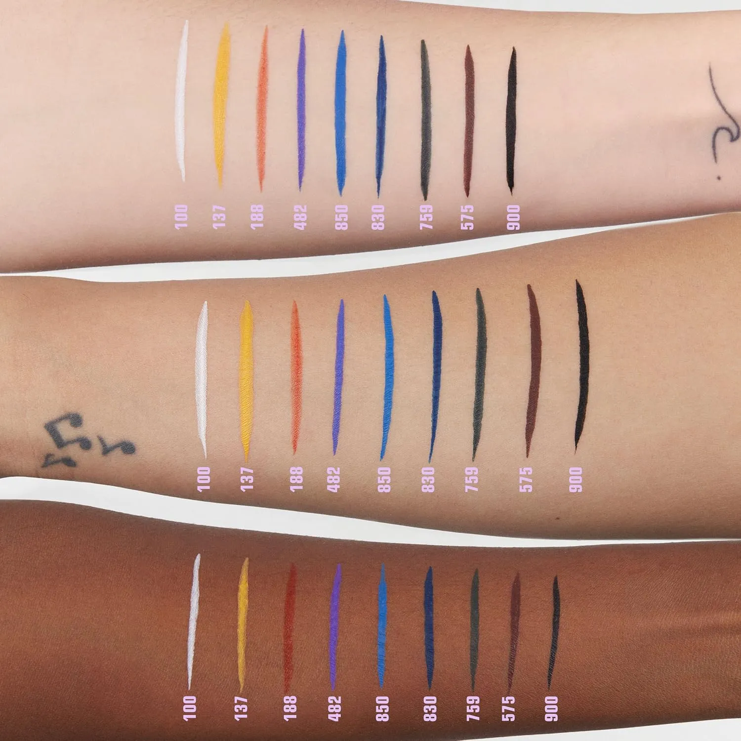 3INA The Color Pen Eyeliner 759 - Ultra Fine Tip 14H Olive Green Longwear Liquid Liner - Vibrant Colors, Matte, Smudgeproof, Flake Proof Makeup - Cruelty Free, Paraben Free, Vegan Cosmetics - Green