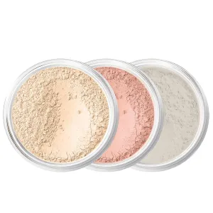 3pc FULL SIZE KIT (FAIR 1) Mineral Makeup Foundation Set Sheer Powder Bare Face Matte Cover