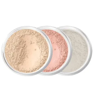 3pc MINERAL MAKEUP SET (FAIR 2) Bare Skin Kit Powder Matte Foundation Organic