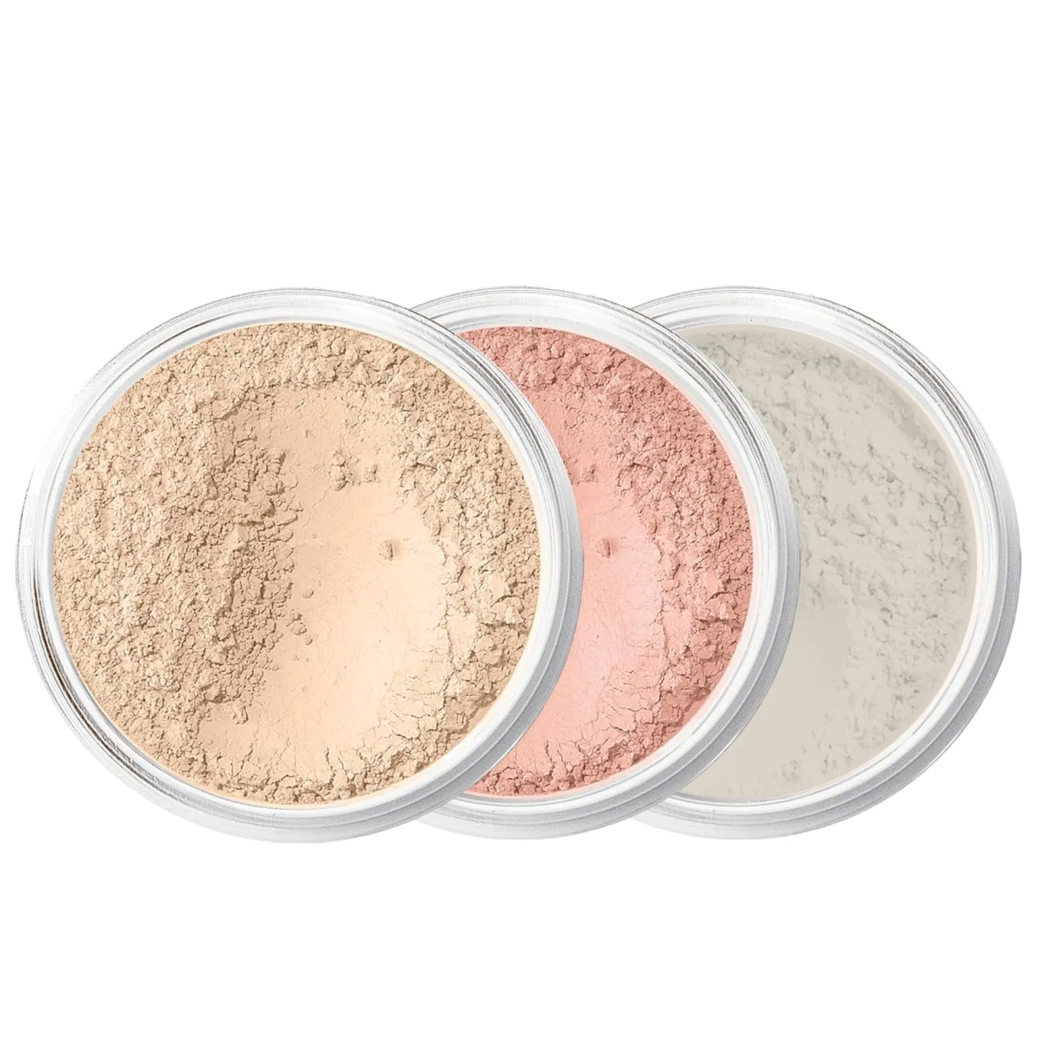 3pc MINERAL MAKEUP SET (FAIR 2) Bare Skin Kit Powder Matte Foundation Organic