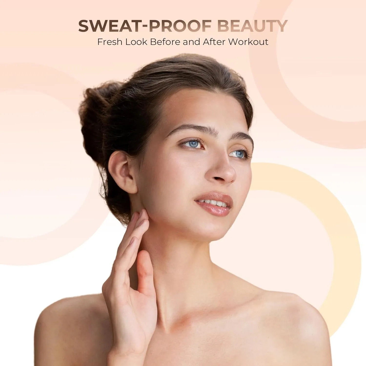 3pc Mineral Makeup Set (Warm) Bare Skin Kit Powder Matte Foundation Organic